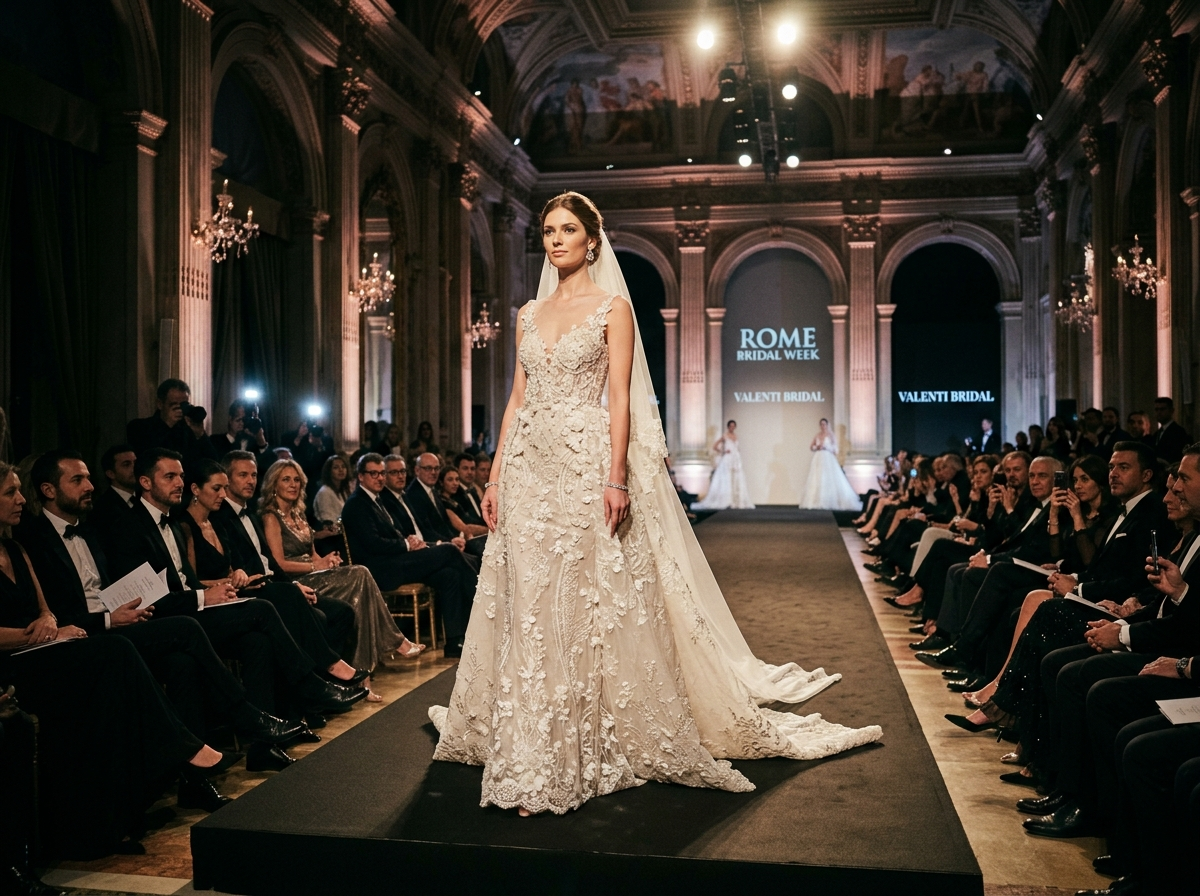 Page: Rassegna Stampa Archivi - Olympia Sposa. Slot: carlo alberto terranova alla rome bridal week. 